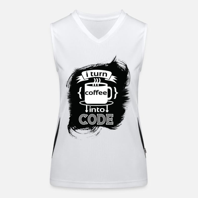 Sind Sie ein Software-Entwickler oder genießen Sie Progr Funktionelles Kontrast-Tank Top für Frauen