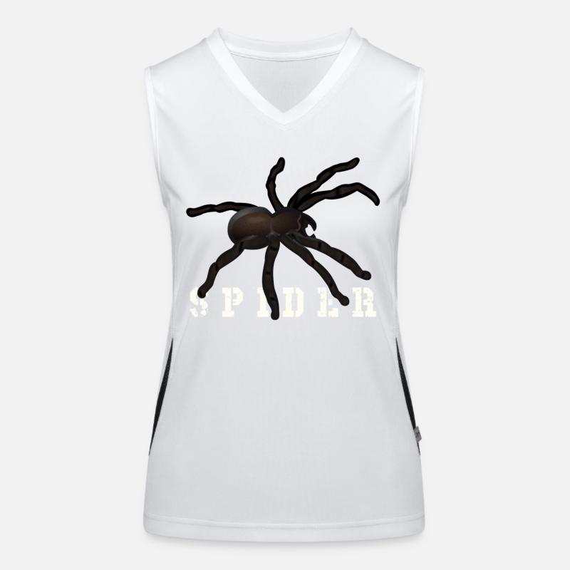 Spinne Funktionelles Kontrast-Tank Top für Frauen