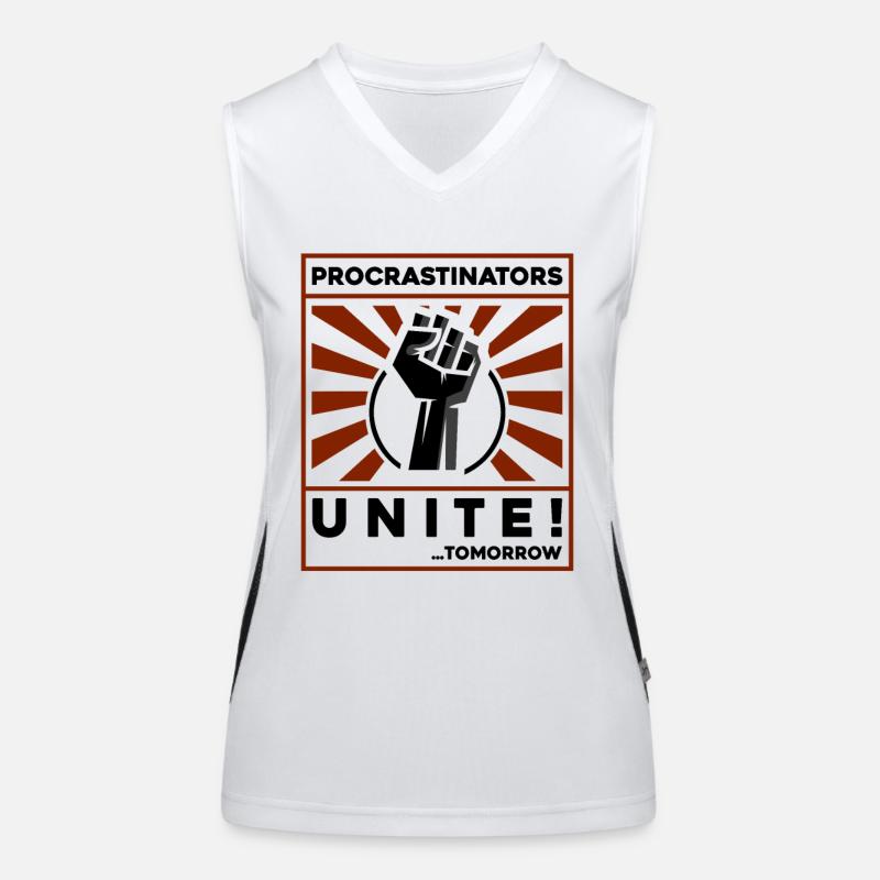 procrastinators unite! TOMORROW! Women's Functional Contrast Tank Top