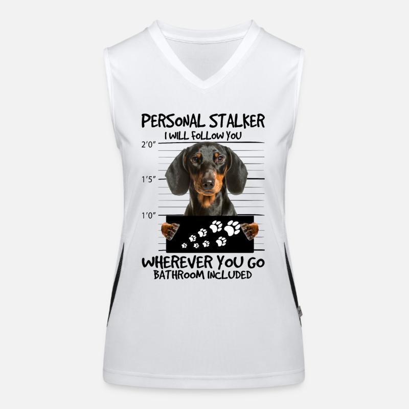 teckel Débardeur respirant contrasté Femme