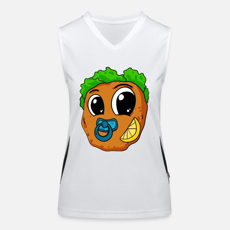 Baby Schnitzel Funktionelles Kontrast-Tank Top für Frauen