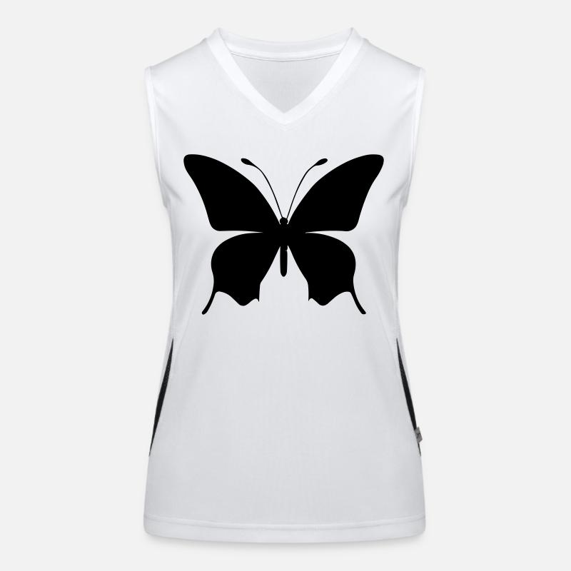 Petit papillon Débardeur respirant contrasté Femme