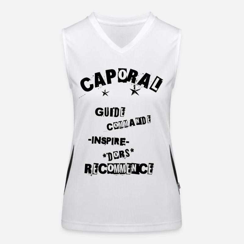 "Corporal Guide Command" Motivational T-Shirt Women's Functional Contrast Tank Top