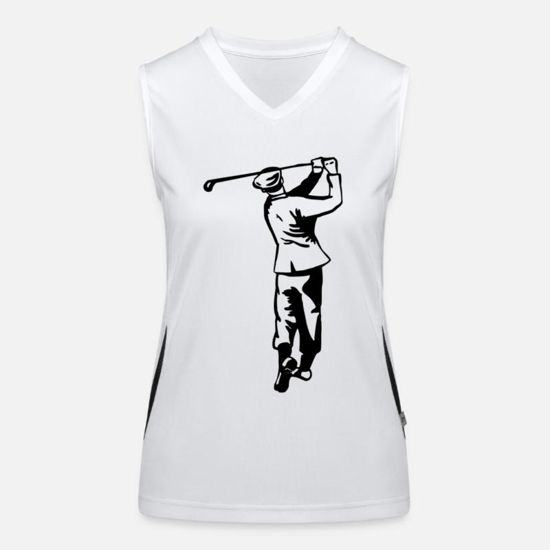 Golf - Golf - Golfeur Débardeur respirant contrasté Femme