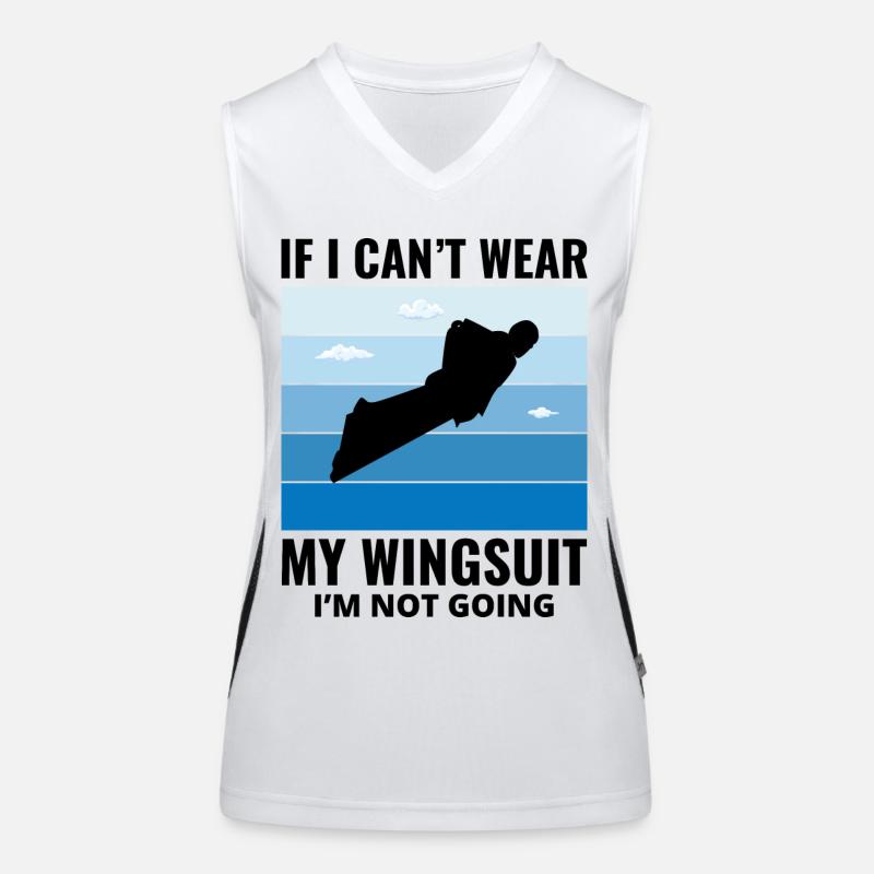Wingsuit volant Base Jumping Parachutisme Wingsuit Débardeur respirant contrasté Femme