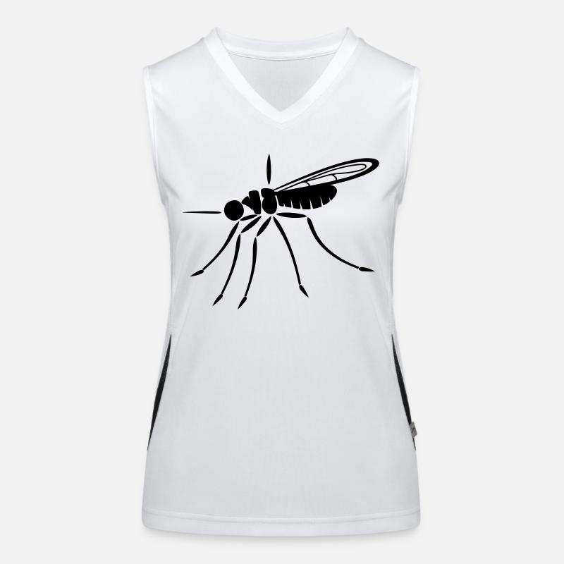 Mücke Funktionelles Kontrast-Tank Top für Frauen