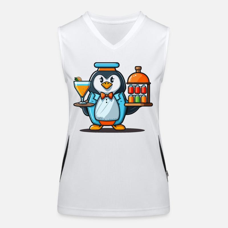 Pingouins pour Débardeur respirant contrasté Femme