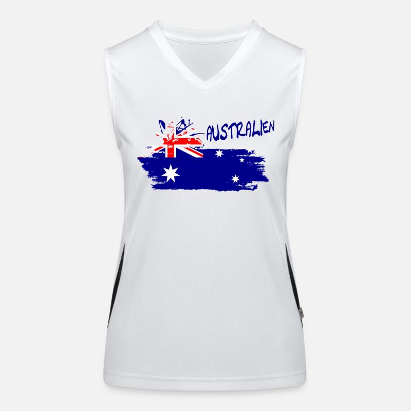 Austrailien Australia Funktionelles Kontrast-Tank Top für Frauen