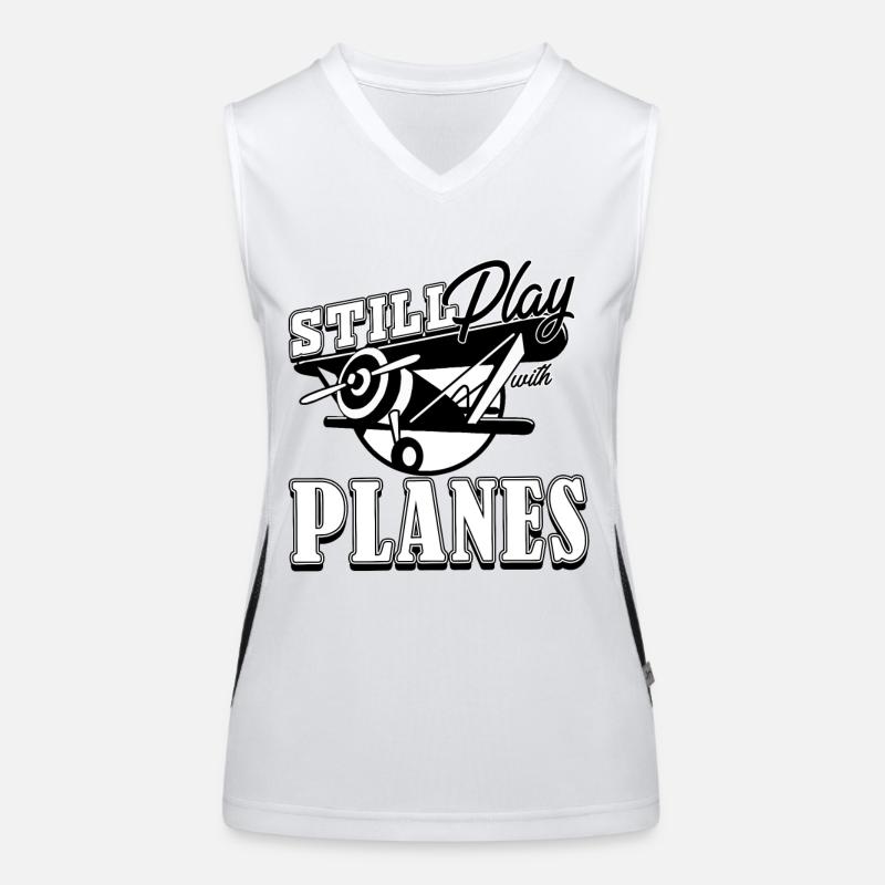 modèle d'avion Débardeur respirant contrasté Femme