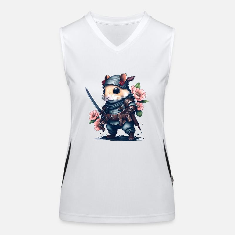 Der Ninja-Hamster – unglaublich und unvergesslich Funktionelles Kontrast-Tank Top für Frauen