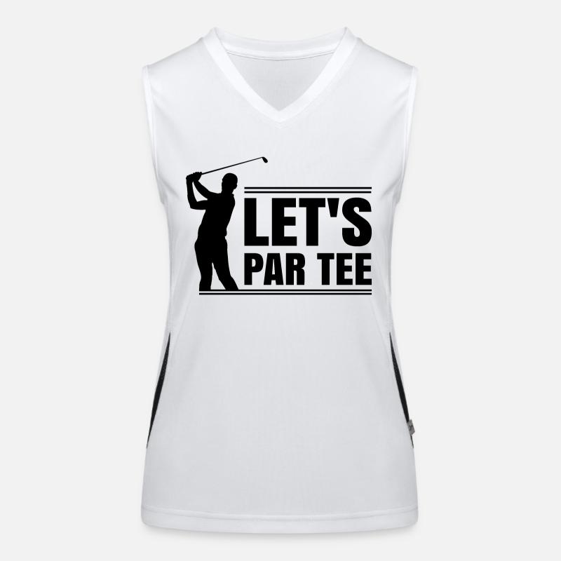 Let’s par tee Women's Functional Contrast Tank Top