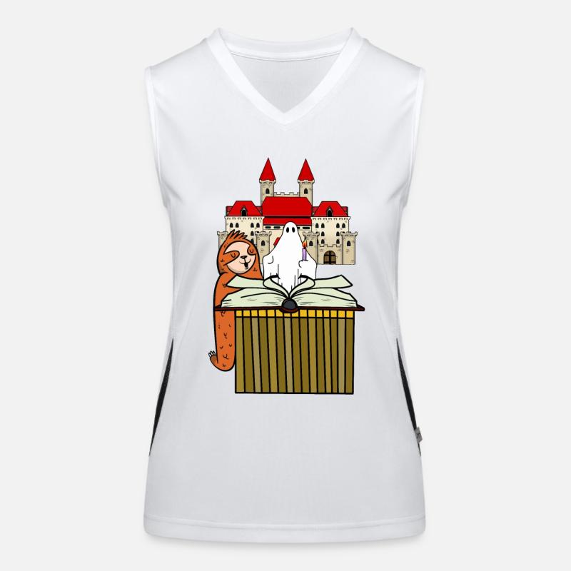 Sloth, Sleepyhead, Mürchen, Hour, Good Night Women's Functional Contrast Tank Top