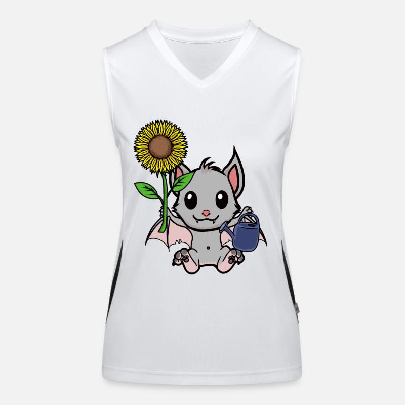 Hobbygärtner Garten Fledermaus gärtnern Kinder Funktionelles Kontrast-Tank Top für Frauen
