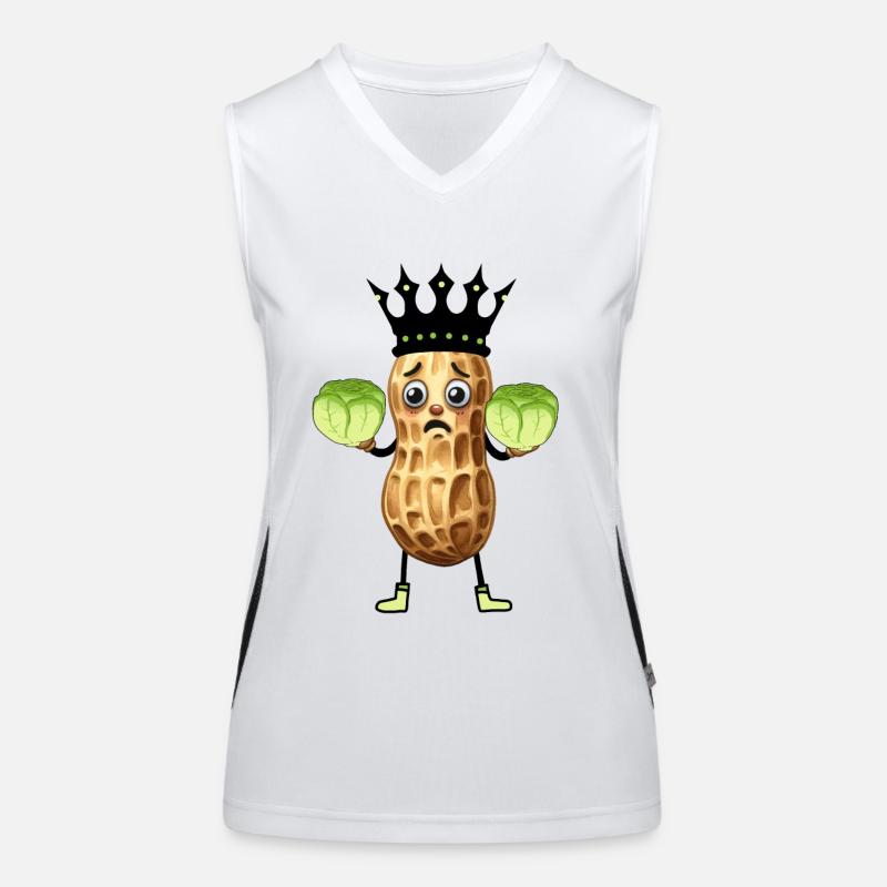 Cabbage Peanut King Cabbage Vegetable Vegetarian Women's Functional Contrast Tank Top