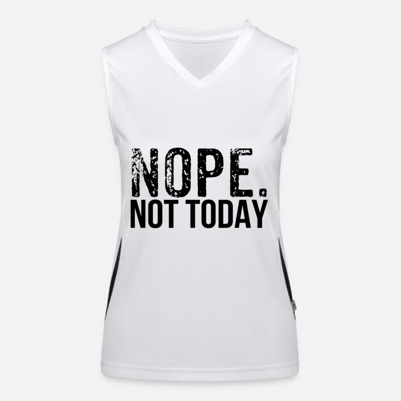 no Top sportivo da donna in contrasto cromatico