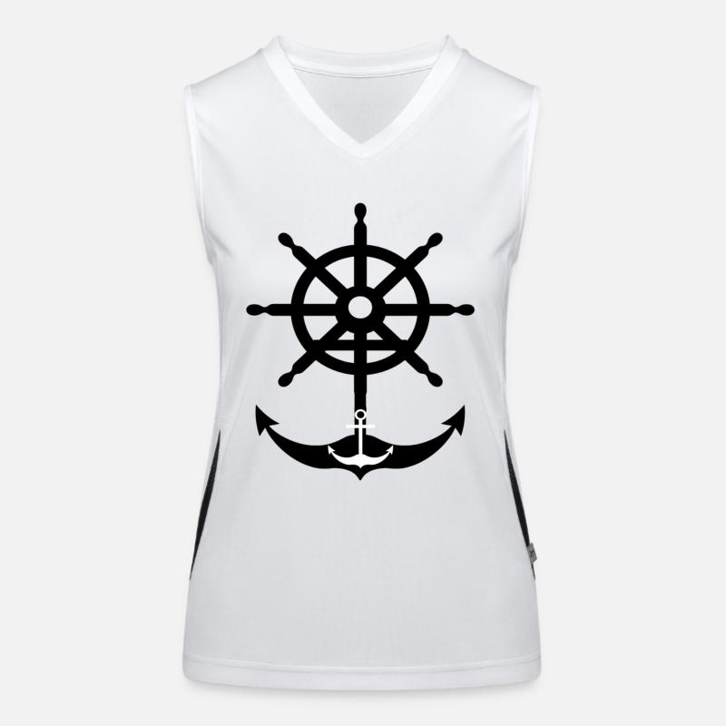 Anker Funktionelles Kontrast-Tank Top für Frauen