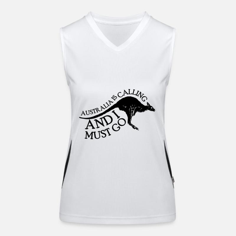 Australia Women's Functional Contrast Tank Top