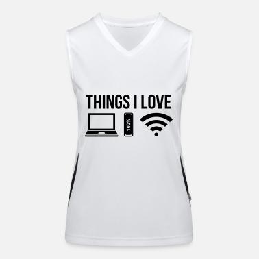 Nerd Top sportivo da donna in contrasto cromatico