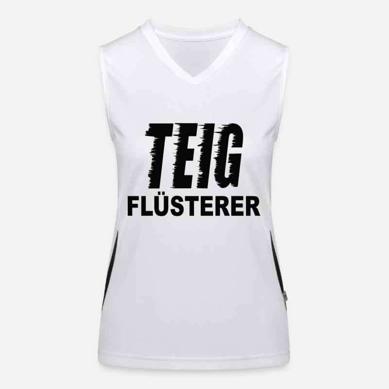 Teig Flüsterer Funktionelles Kontrast-Tank Top für Frauen