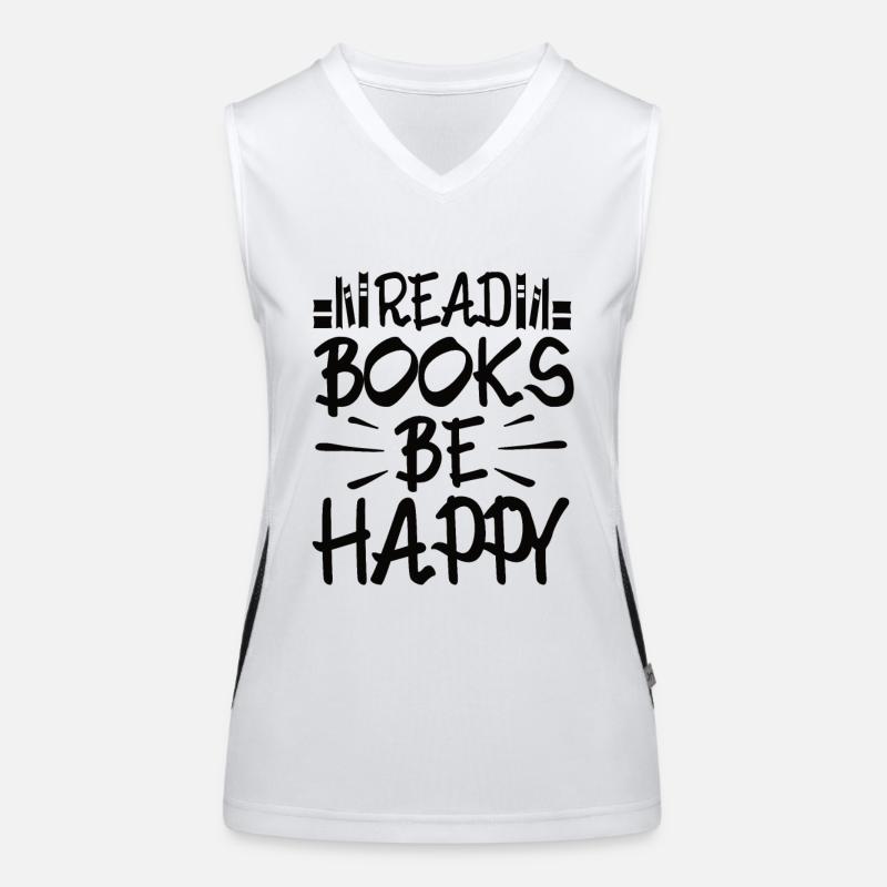 Bücher Funktionelles Kontrast-Tank Top für Frauen