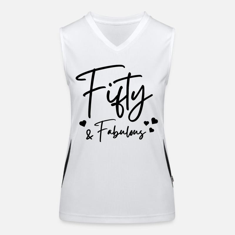 Fifty fabulous Women's Functional Contrast Tank Top