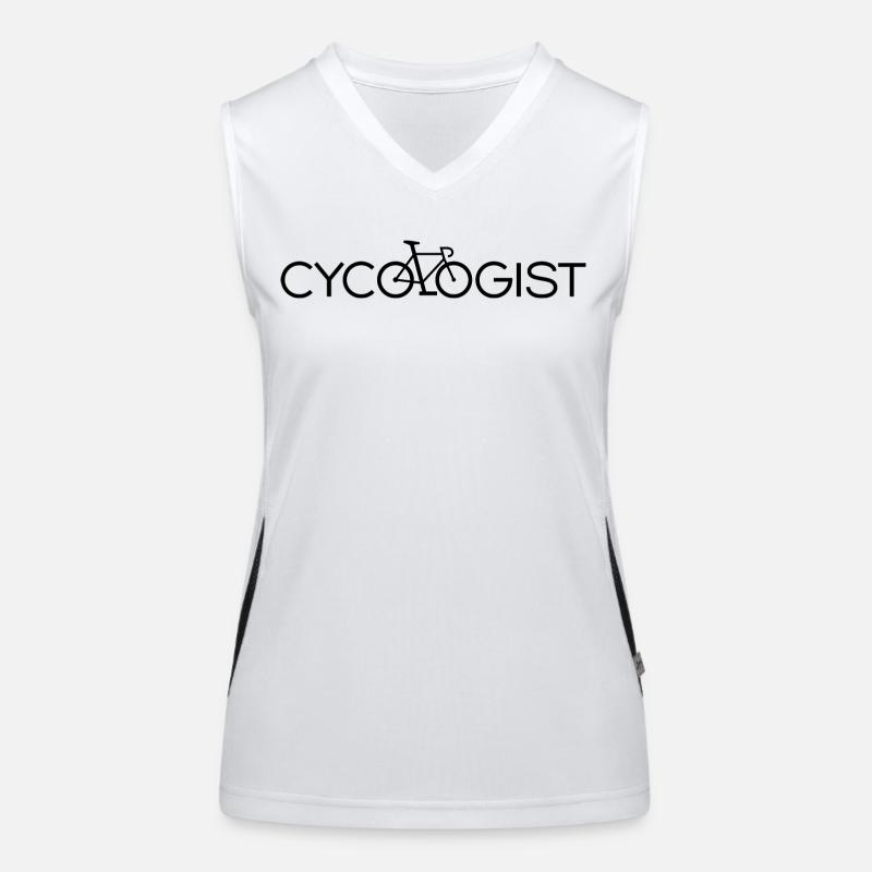 Zykologe Funktionelles Kontrast-Tank Top für Frauen