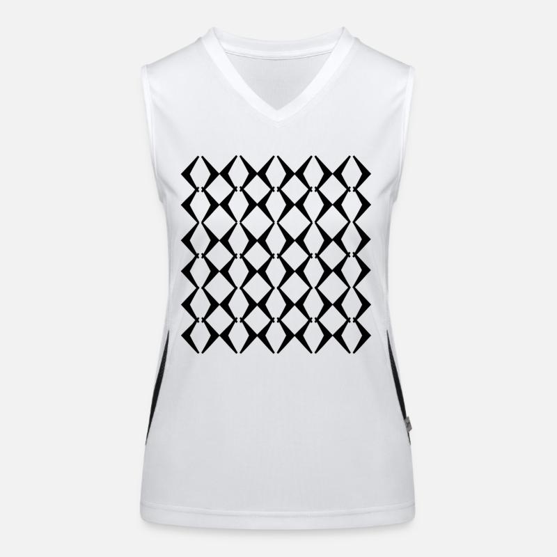 Mode Uni Débardeur respirant contrasté Femme