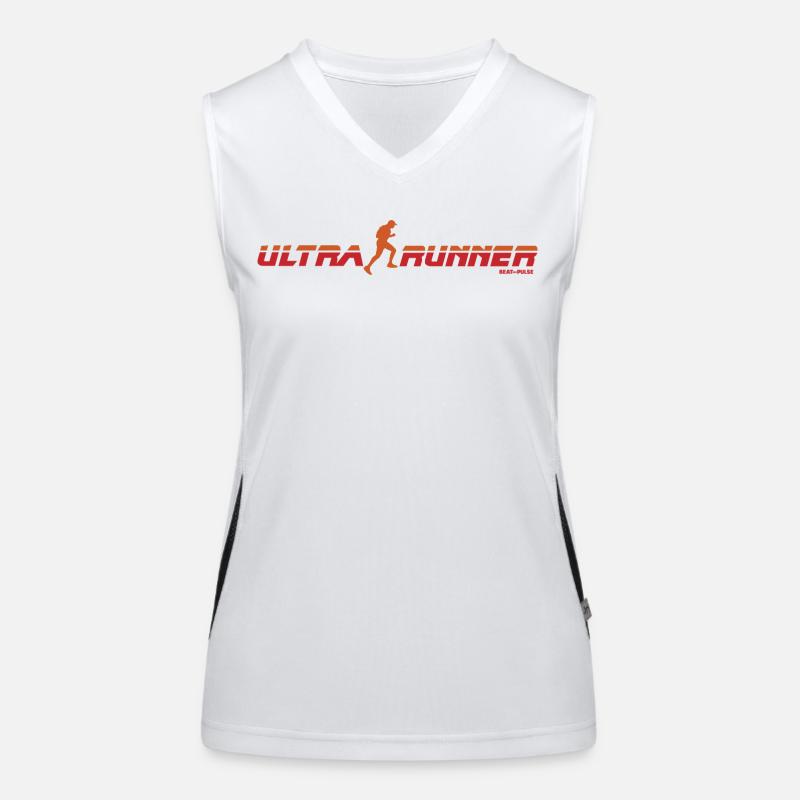 Ultra Runner - Run in style ultra runner design Women's Functional Contrast Tank Top