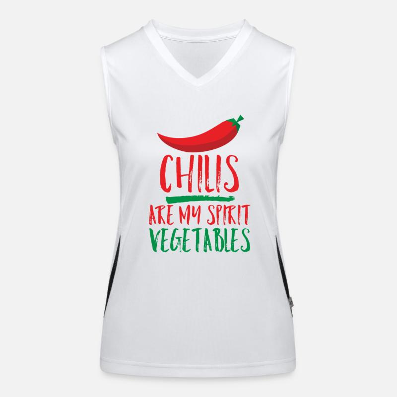 Chilli Saying Women's Functional Contrast Tank Top