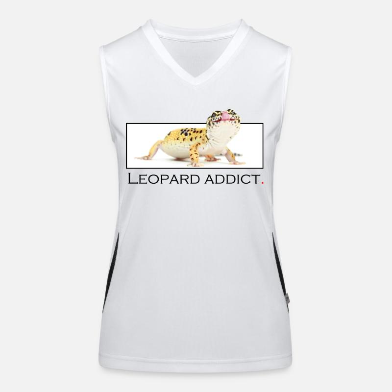 Leopard addict Débardeur respirant contrasté Femme