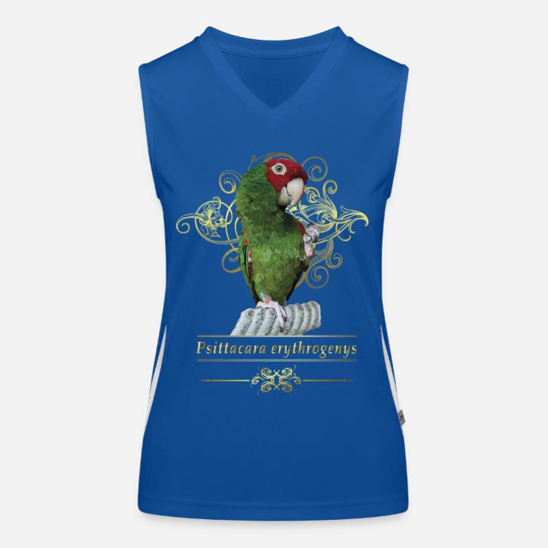 Red-headed parrot Women's Functional Contrast Tank Top