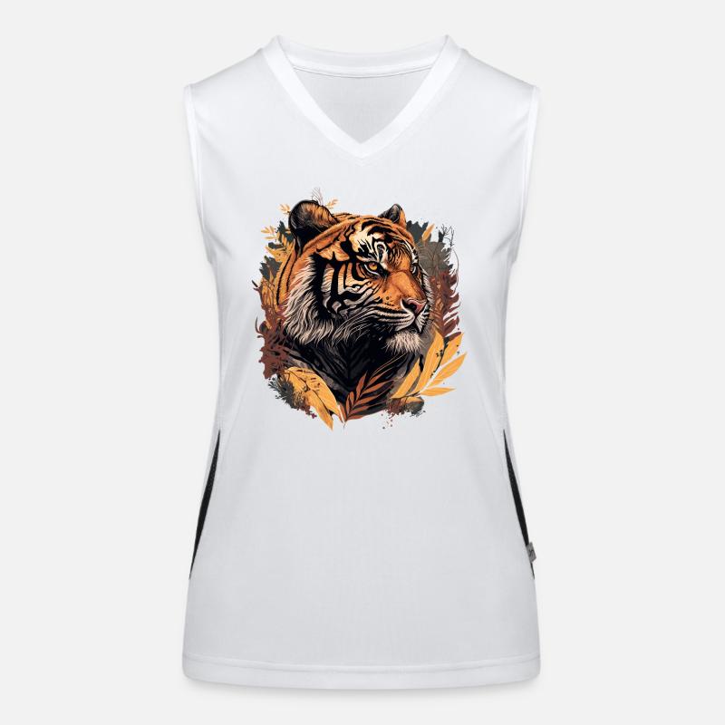 Tiger from India Women's Functional Contrast Tank Top