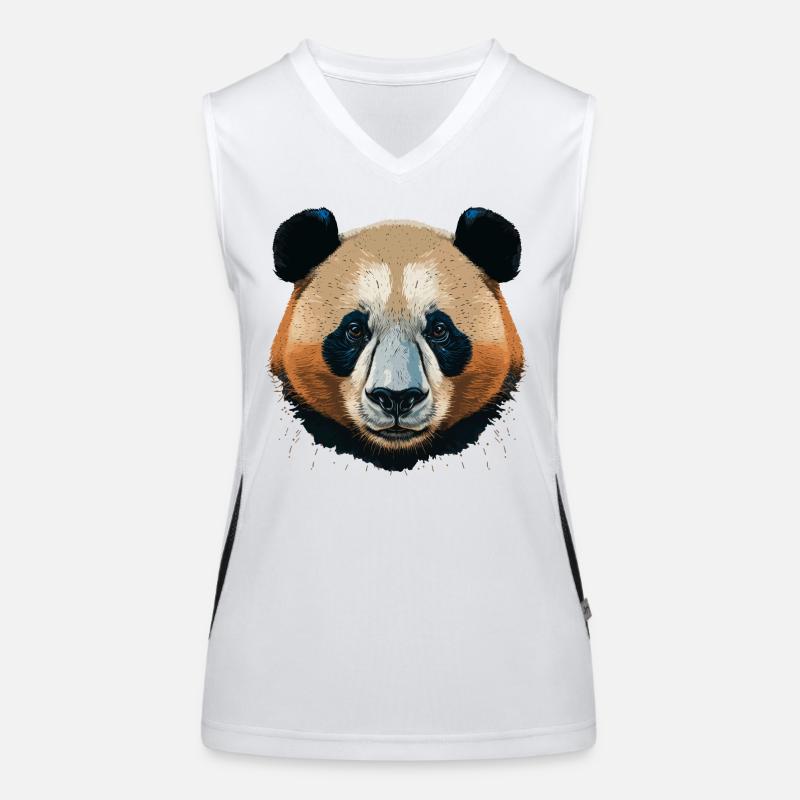 Desert Panda Women's Functional Contrast Tank Top
