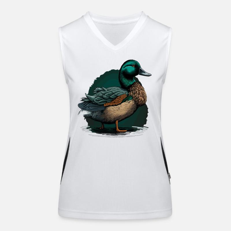 Conception de canard Débardeur respirant contrasté Femme