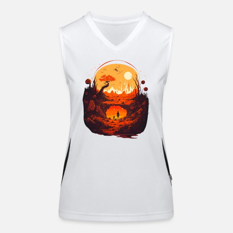 Créature extraterrestre Débardeur respirant contrasté Femme