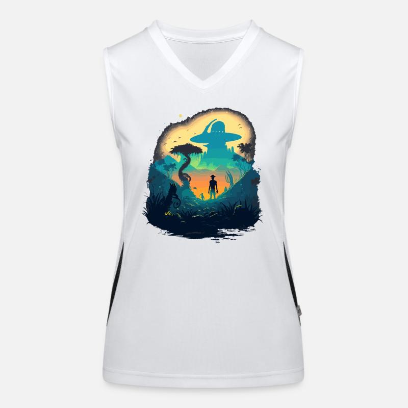Extraterrestrial Women's Functional Contrast Tank Top
