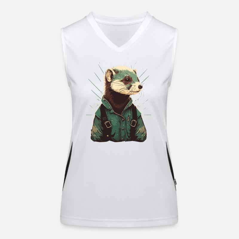 Furet cool Débardeur respirant contrasté Femme