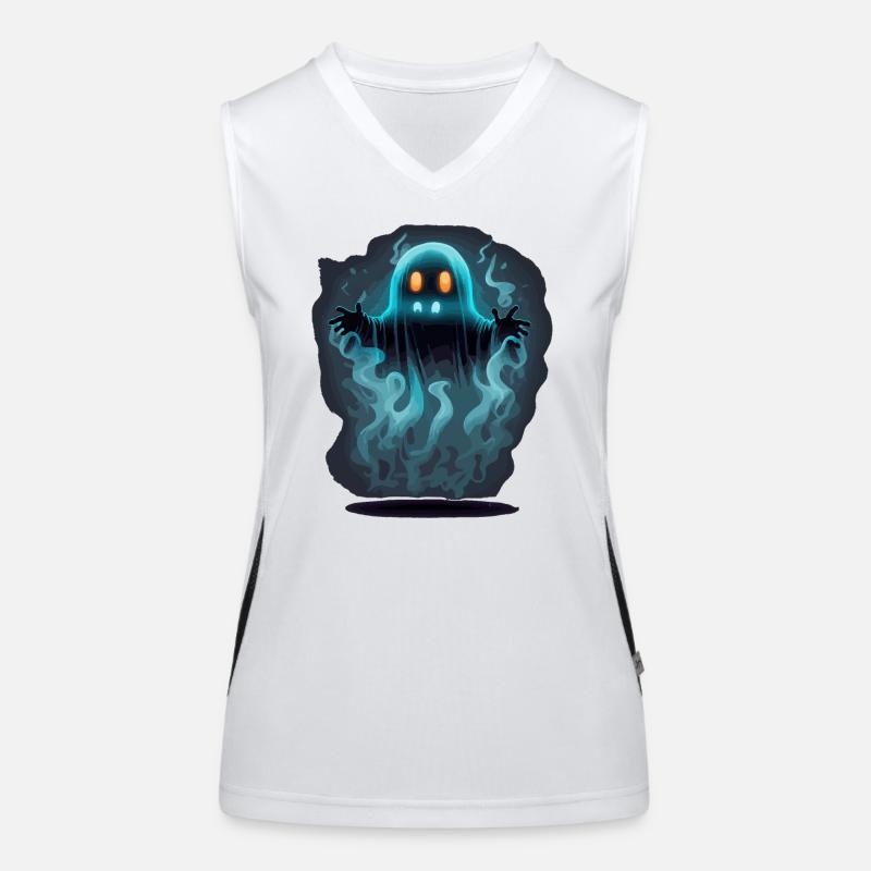 Glowing Ghost Women's Functional Contrast Tank Top