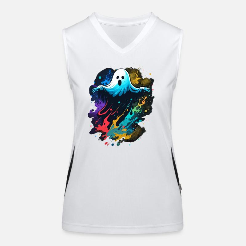 Bunter Geist Funktionelles Kontrast-Tank Top für Frauen