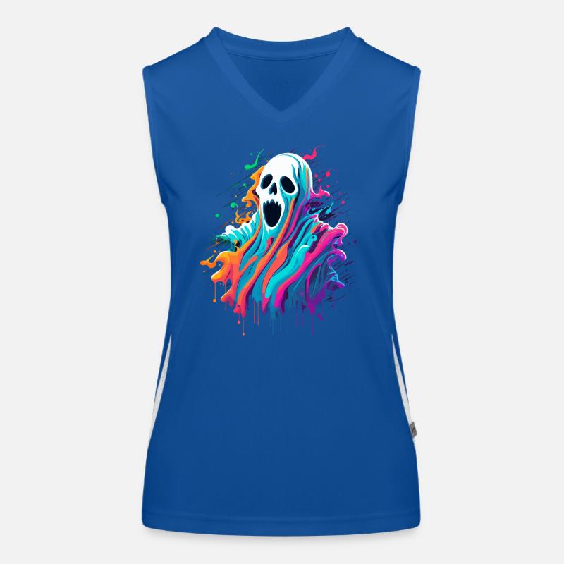 Bunter Geist Funktionelles Kontrast-Tank Top für Frauen