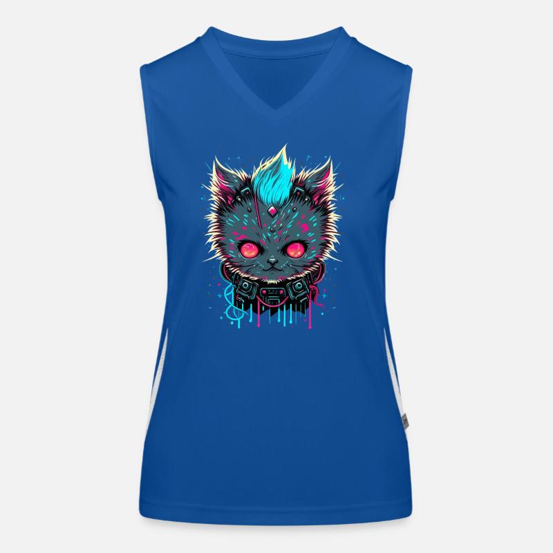 Evil Cat Women's Functional Contrast Tank Top