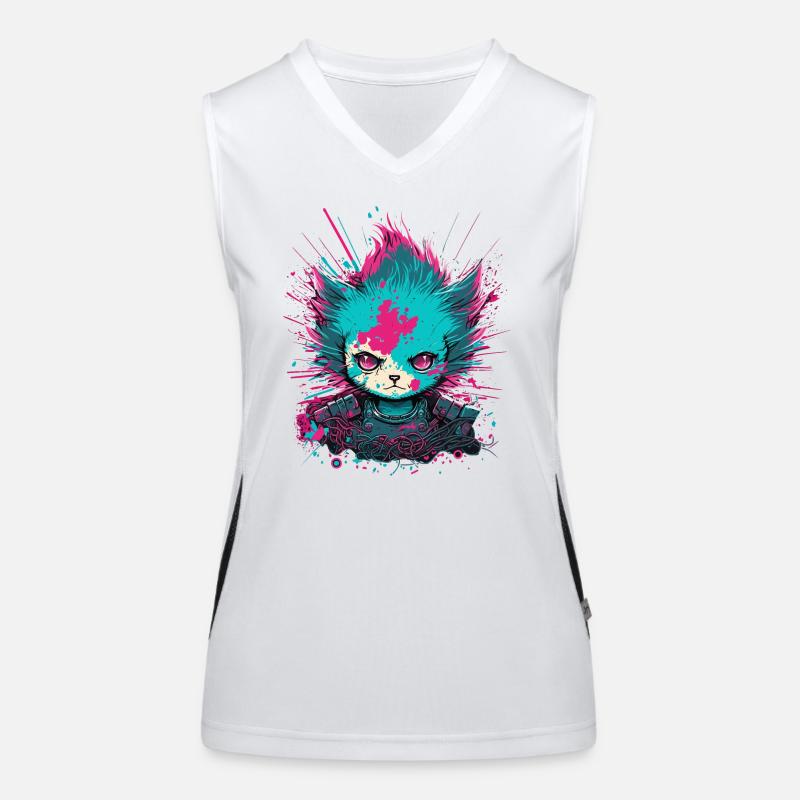 Cat Force Women's Functional Contrast Tank Top