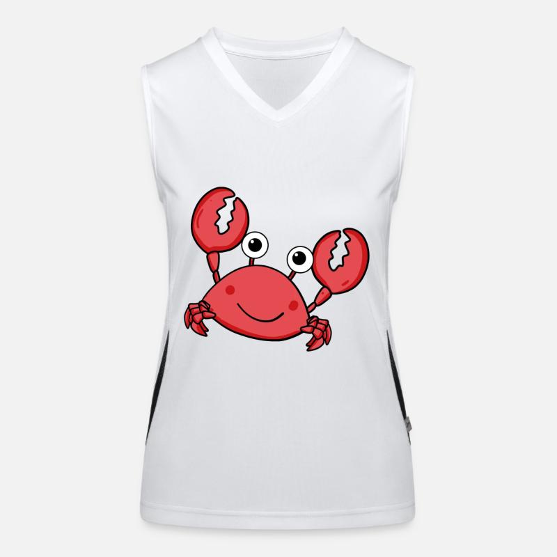 Krabbe Funktionelles Kontrast-Tank Top für Frauen