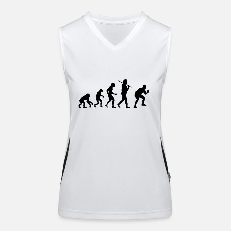 Evolution Tischtennis Funktionelles Kontrast-Tank Top für Frauen