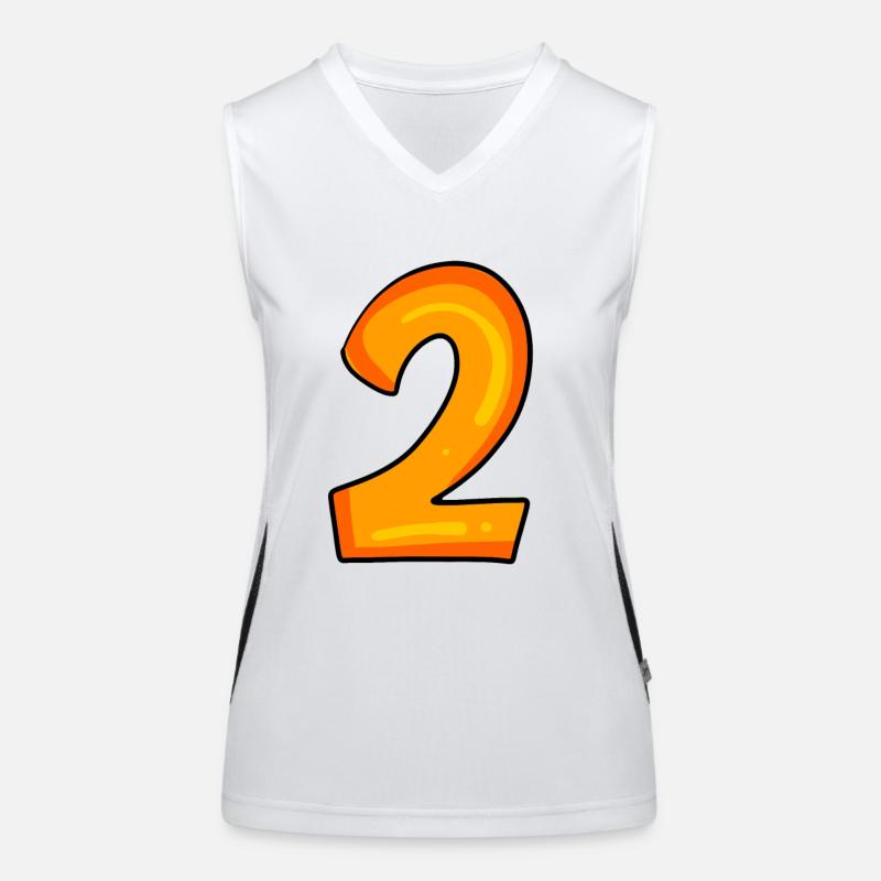 2 Funktionelles Kontrast-Tank Top für Frauen