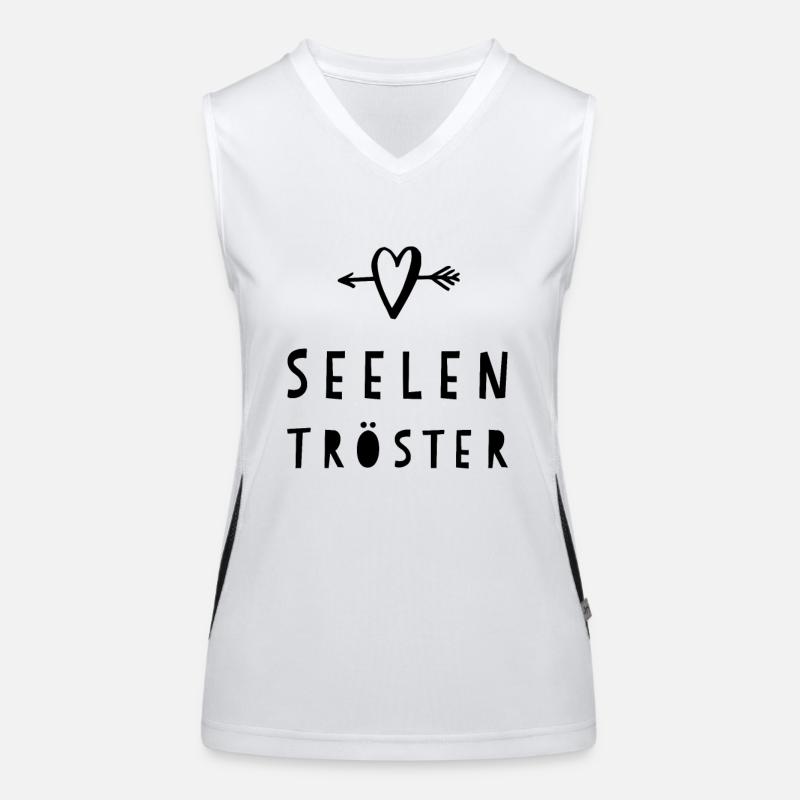 Seelentröster Funktionelles Kontrast-Tank Top für Frauen