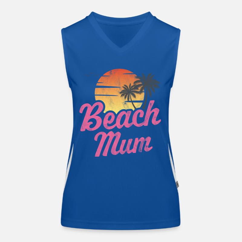 Maman de plage Débardeur respirant contrasté Femme