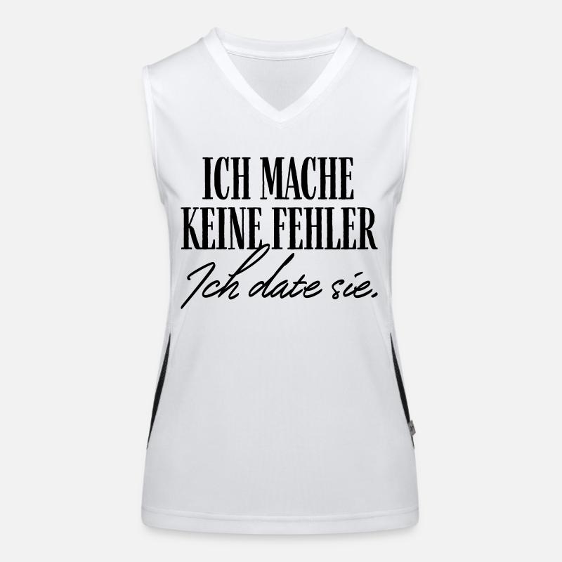 I don't make mistakes, I date her Women's Functional Contrast Tank Top