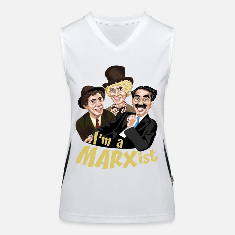 Ich bin MARXist Funktionelles Kontrast-Tank Top für Frauen