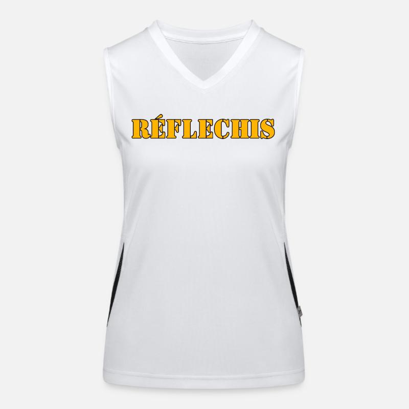 RÉFLECHIS Débardeur respirant contrasté Femme